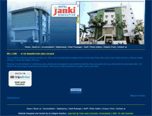 Tablet Screenshot of hoteljankiexecutive.com